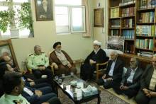 دیدار جمعی از مسئولان ورامین با حجت الاسلام و المسلمین حاج حسن صافی